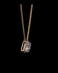 Awaken’s Asscher Allure:  Diamond Necklace