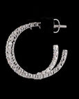 Awaken’s Radiant Hoops: Diamond Hoop Earrings