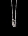 Awaken’s Radiant Smile: Pear  Drop Diamond Necklace