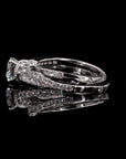 Twice the Radiance: Solitaire Twins Diamond Ring