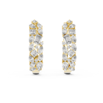Gold Multi Shape Hoop Lab Grown Diamond Otilia Earrings