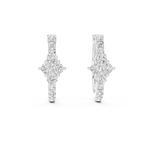 Gold Hoop Lab Grown Diamond Basisa Earrings