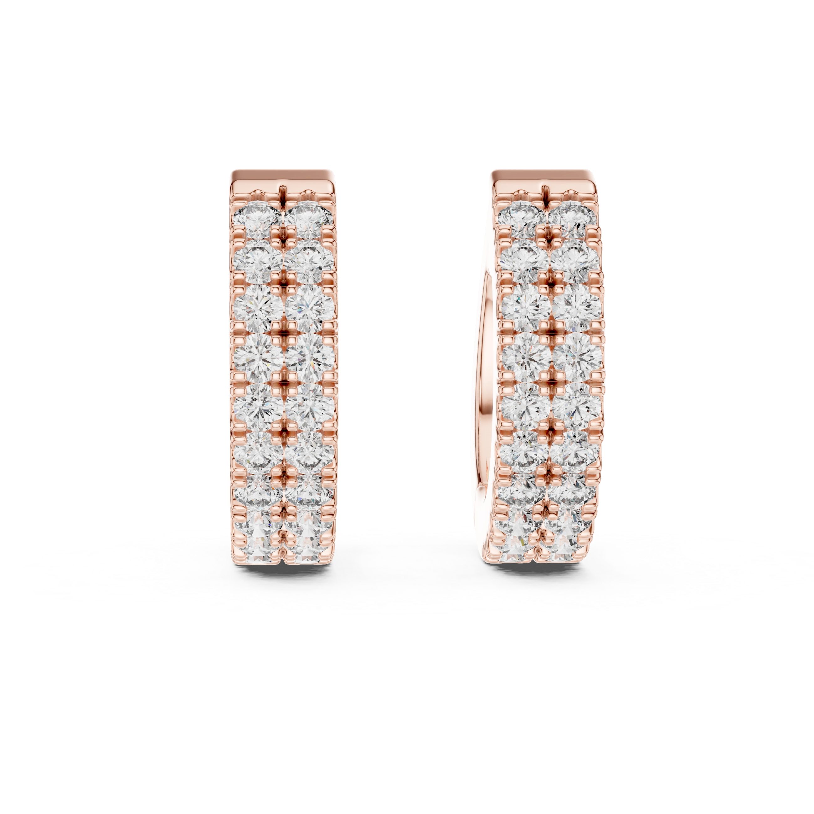 Gold 0 20Ct Aitor Lab Grown Diamond Mini Hoop Earrings