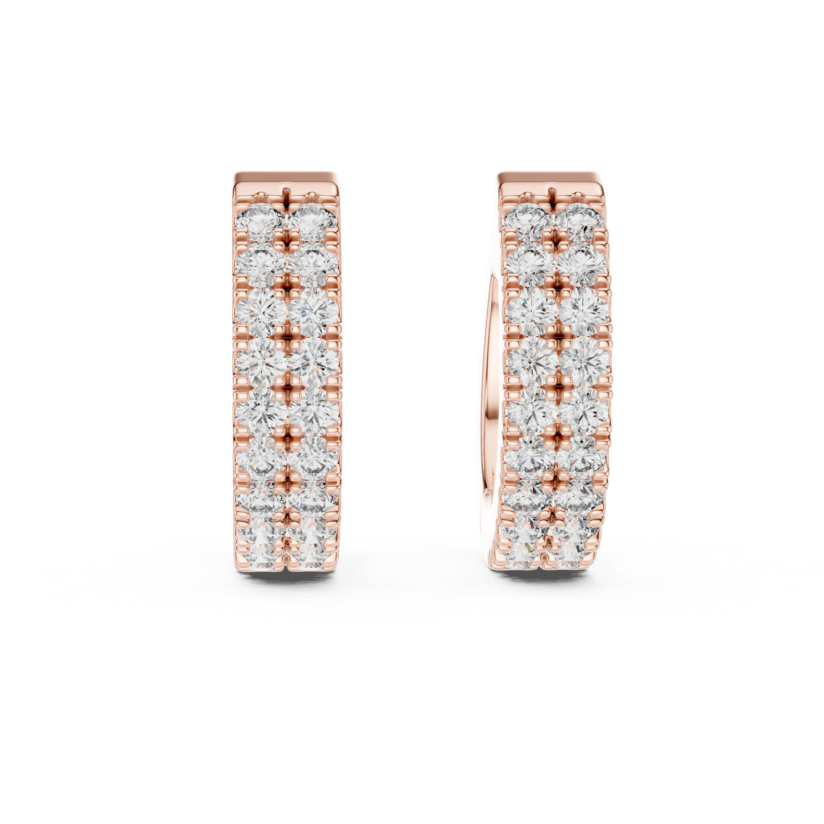 Gold 0 20Ct Aitor Lab Grown Diamond Mini Hoop Earrings