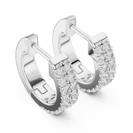 Gold 0 20Ct Aitor Lab Grown Diamond Mini Hoop Earrings
