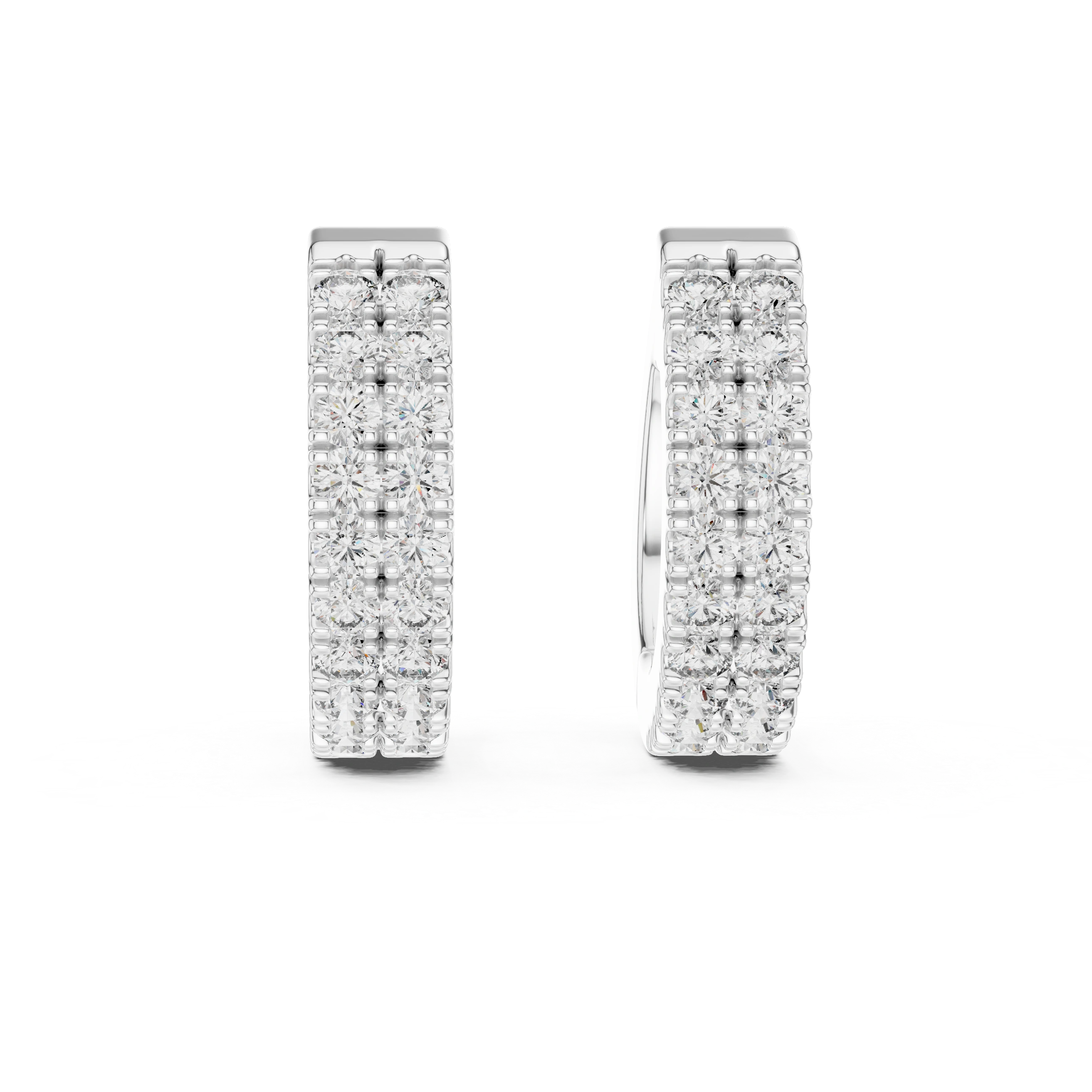 Gold 0 20Ct Aitor Lab Grown Diamond Mini Hoop Earrings