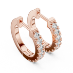Gold 0 24Ct Pelayo Lab Grown Diamond Mini Hoop Earrings