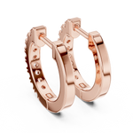 Gold 0 24Ct Pelayo Lab Grown Diamond Mini Hoop Earrings