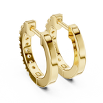 Gold 0 24Ct Pelayo Lab Grown Diamond Mini Hoop Earrings