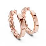 Gold 1 6Ct Auric Lab Grown Diamond Marquis Hoop Earrings