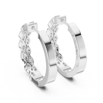 Gold 1 6Ct Auric Lab Grown Diamond Marquis Hoop Earrings