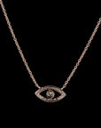 Awaken’s Celestial Eye: Diamond Pendant Necklace