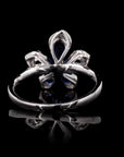 Awaken’s Floral Blue’s  Diamond Ring