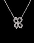 Awaken’s Heartfelt: Two-Toned  Four Leaf Diamond Necklace