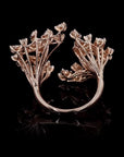 Awaken’s Radiant Bloom: Diamond Floral Cuff