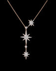 Sparkle Cascade: Diamond Long Pendant