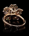 Blossoming Beauty: Sakura Flower Diamond Ring