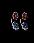 Awaken’s Ruby Radience  Diamond Earrings