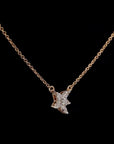 Awaken’s Oceanic Elegance: Starfish Shape Diamond Necklace