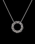 Awaken’s Eternal Radiance: Diamond Circle Necklace