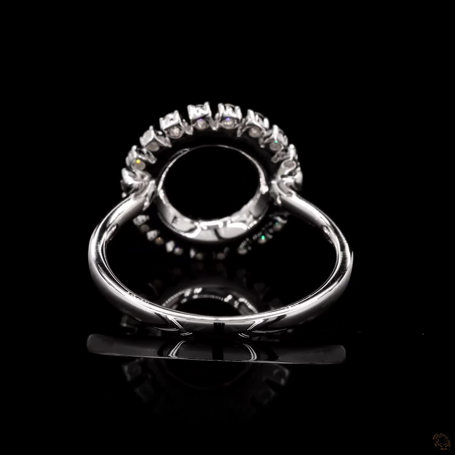 Radiant Grin: Smiley Diamond Ring