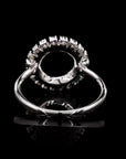 Radiant Grin: Smiley Diamond Ring