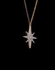 Awaken’s Dazzling Cosmos:  Star Diamond Pendant