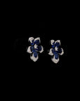 Awaken’s Bluebell Blooms  Diamond Earrings