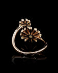 Awaken’s Sunflower Sparkle  Diamond Ring