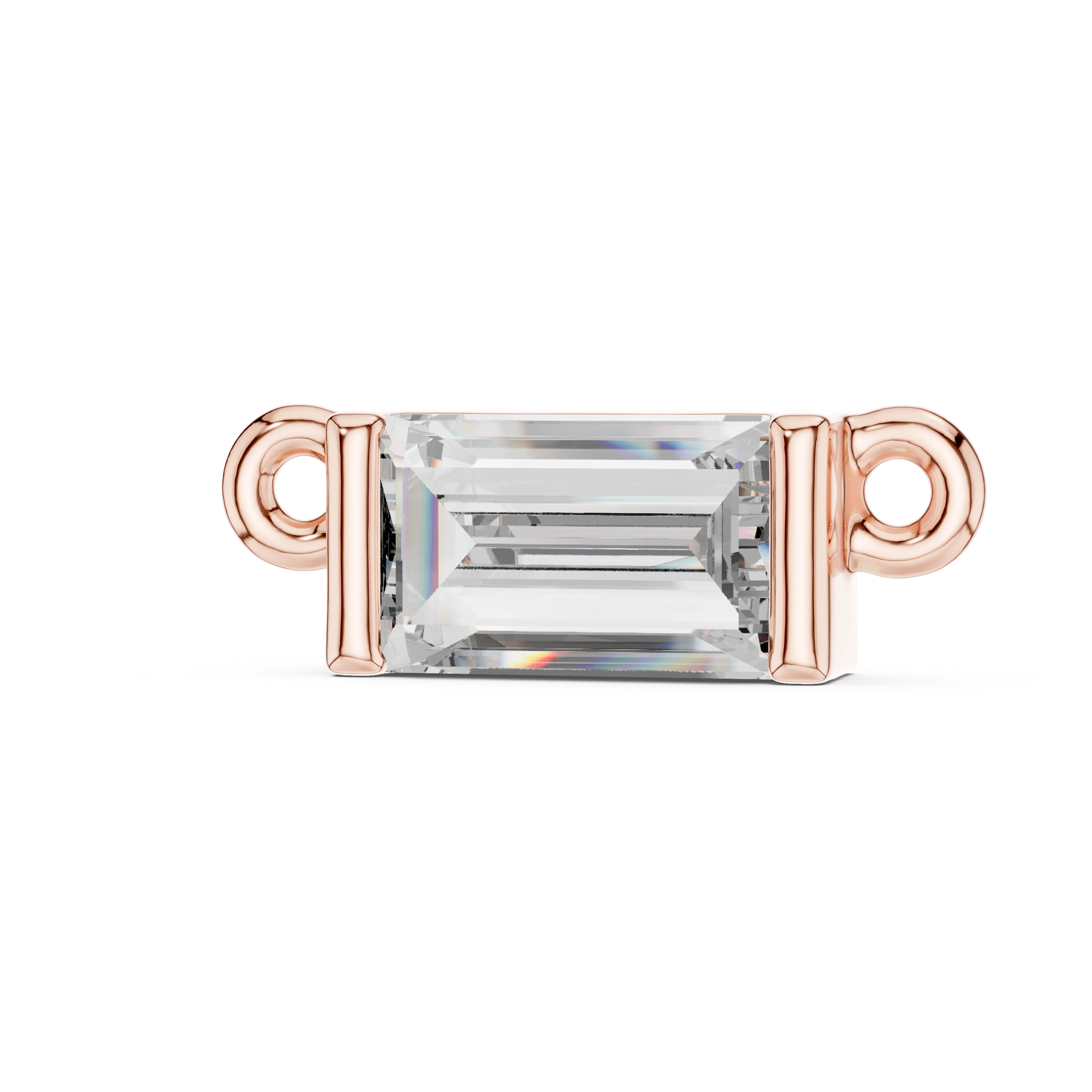 Gold 1Ct Emerald Lab Grown Diamond Luxora Pendant