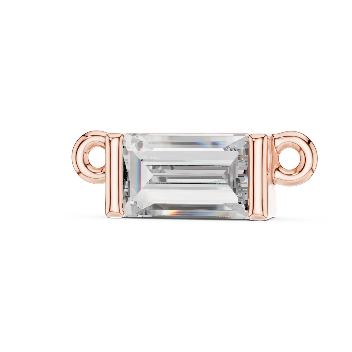 Gold 1Ct Emerald Lab Grown Diamond Luxora Pendant