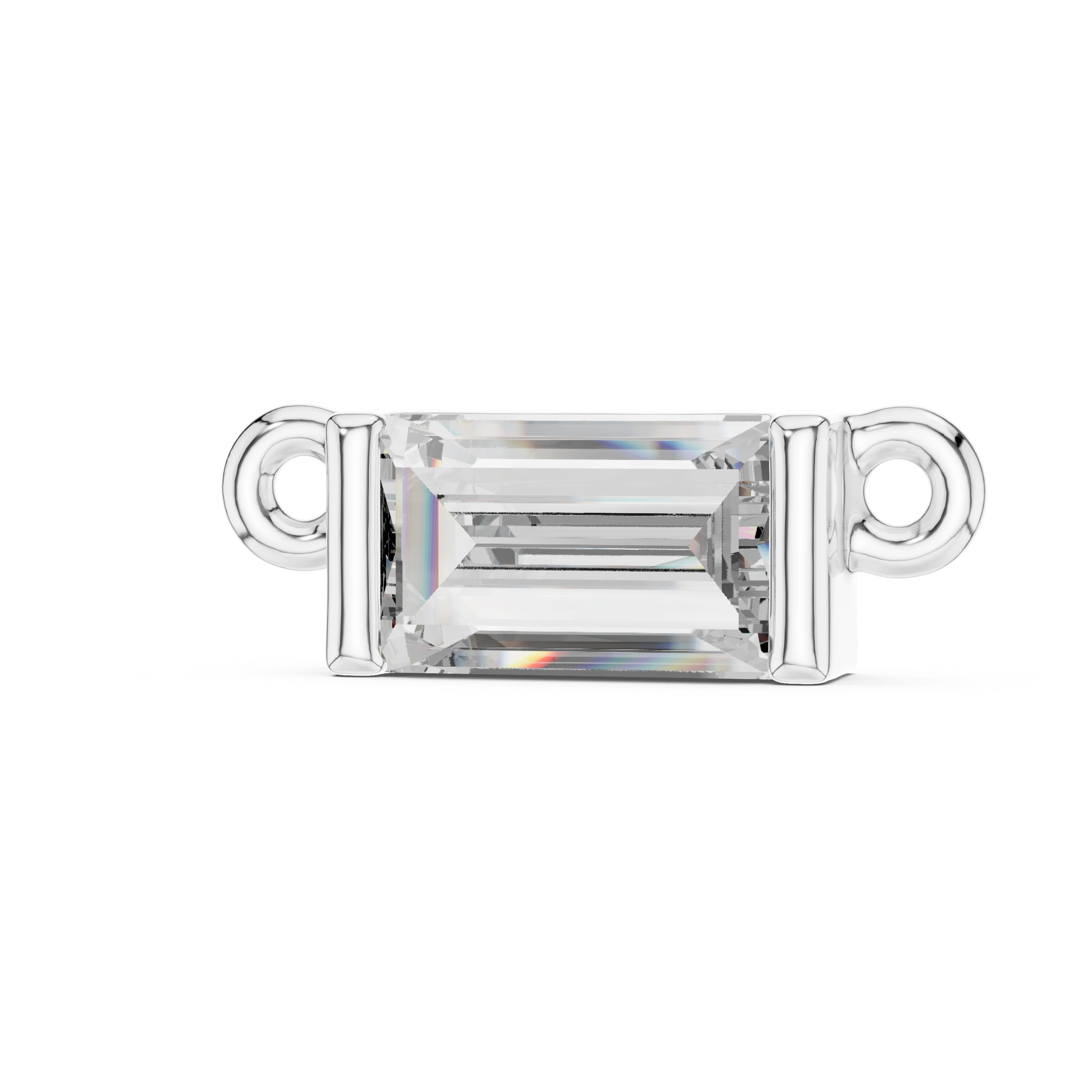 Gold 1Ct Emerald Lab Grown Diamond Luxora Pendant