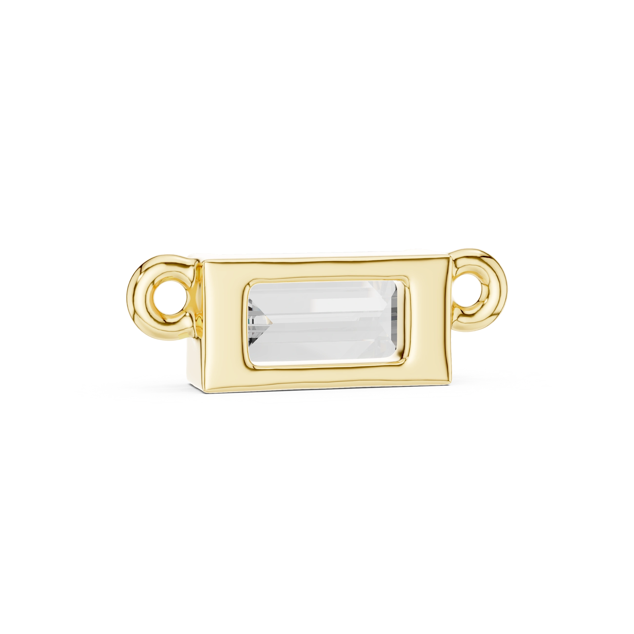 Gold 1Ct Emerald Lab Grown Diamond Luxora Pendant