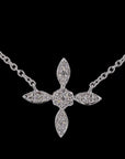 Awaken’s Petals of Perfection: Diamond Delight Necklace