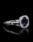 Sapphire Radiance: Square Diamond Rings