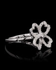 Awaken’s Hollow Flower  Diamond Ring