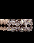 Timeless Sparkle: Pear-Shaped Eternity Diamond Ring