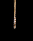 Awaken’s Sunflower Serenity:  Two-Tone Diamond Necklace