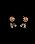 Awaken’s Knotted Charms  Diamond Earrings