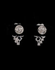 Awaken’s Lucky 3 Diamond Earrings