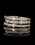 Awaken’s layered Luxury  Diamond Rings