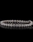 Diamond Solace: Singular Line Brilliance Bracelet