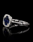 Sapphire Radiance: Square Diamond Rings