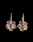 Blossoming Beauty: Sakura Flower Diamond Earrings