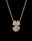 Blossom Radiance: Diamond Flower Necklace