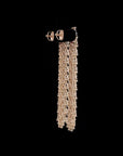 Dazzling Cascade: Long Danglers Diamond Earrings