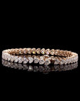 Awaken’s Heart-Shaped  Diamond Tennis Bracelet