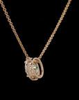 Awaken’s Solitude: Single  Solitaire Diamond Necklace