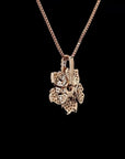 Awaken’s Beauty: Sakura  Flower Diamond Pendant