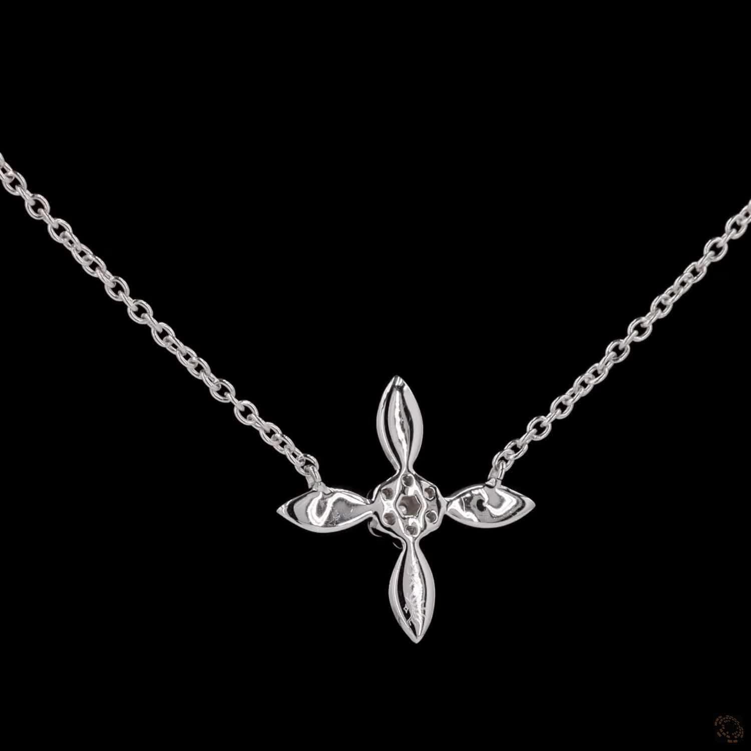 Awaken’s Petals of Perfection: Diamond Delight Necklace